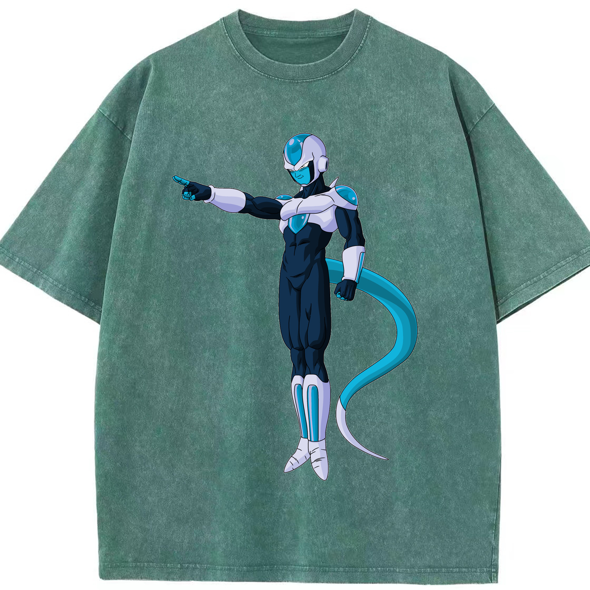 （画像用） ドラゴンボール フリーザ DRAGON BALL Frieza 綿100% ヴィンテージ風 半袖Tシャツ（フロントプリント）